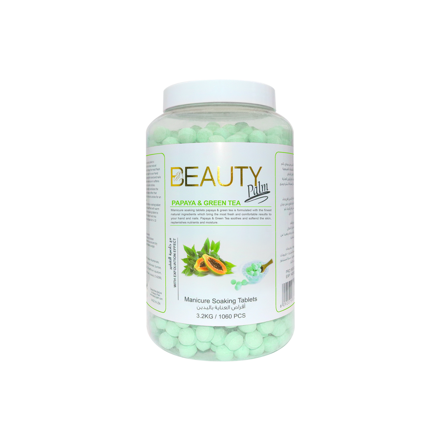 Beauty Palm Manicure Soaking Tablets | Softens, Nourishes & Revitalizes