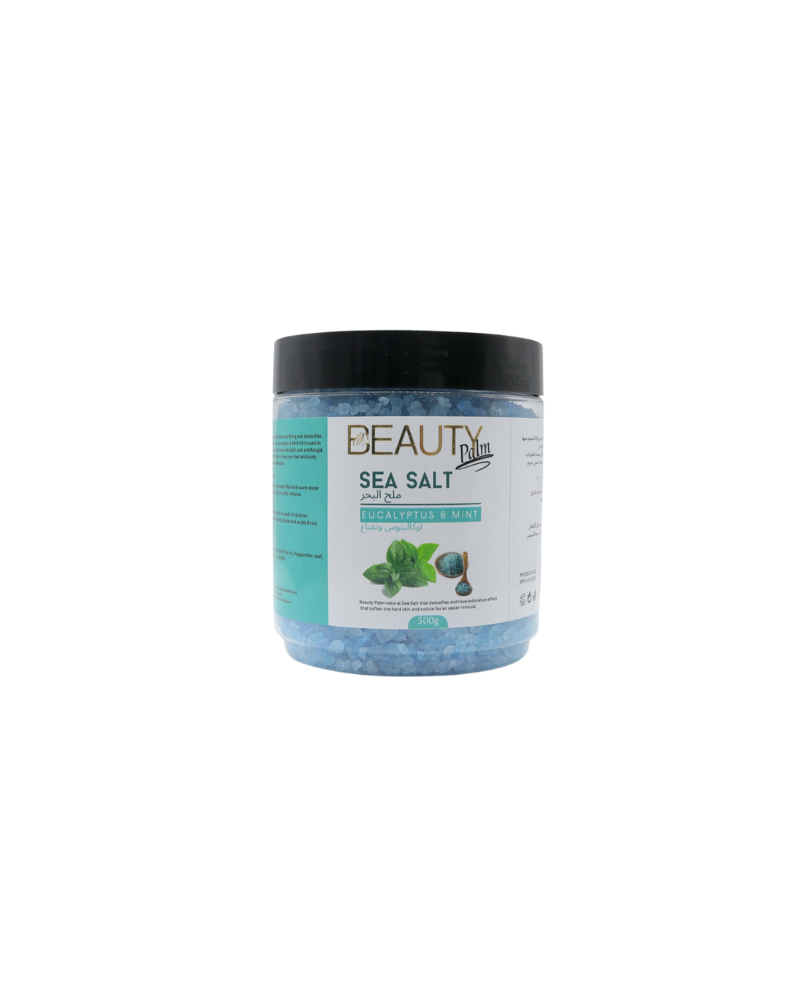 Beauty Palm Sea Salt with Dried Petals | Purifies & Detoxifies Body