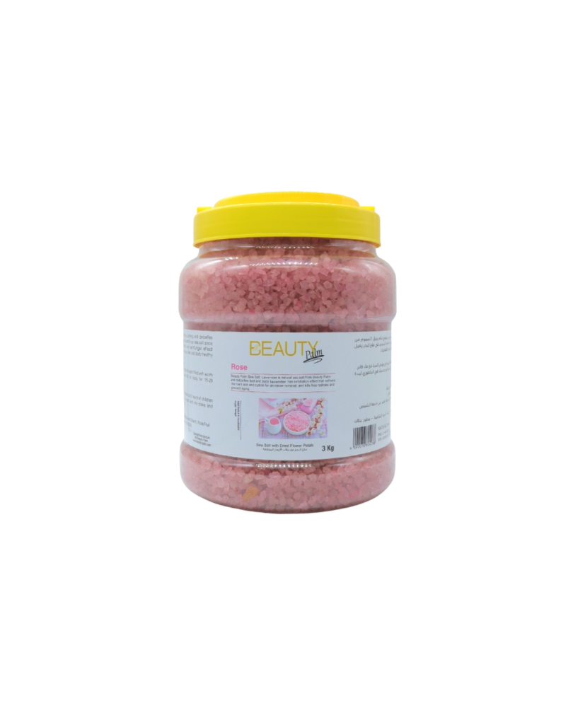 Beauty Palm Sea Salt with Dried Petals | Purifies & Detoxifies Body