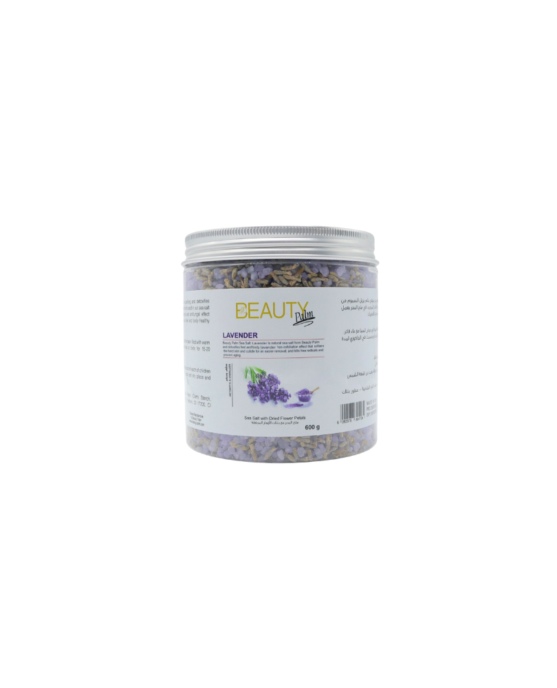 Beauty Palm Sea Salt with Dried Petals | Purifies & Detoxifies Body