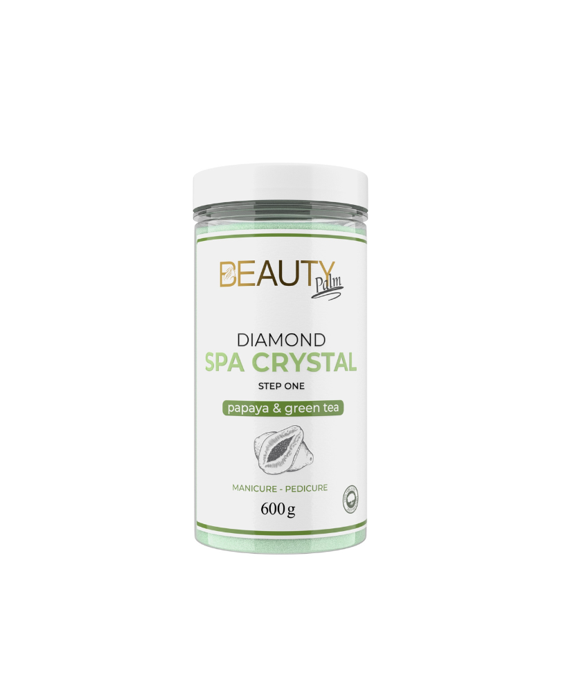 Beauty Palm Manicure-Pedicure Step One & Step Two | Diamond Spa Crystals & Solvent Salts