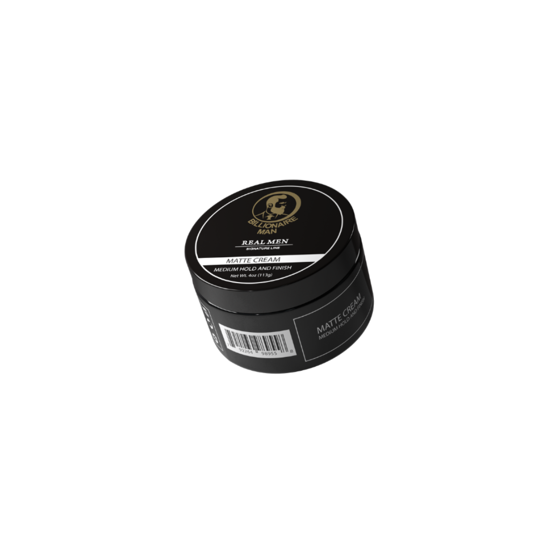 Billionaire Man Hair Styling Matte | Pomade/Cream | For All Hair Types