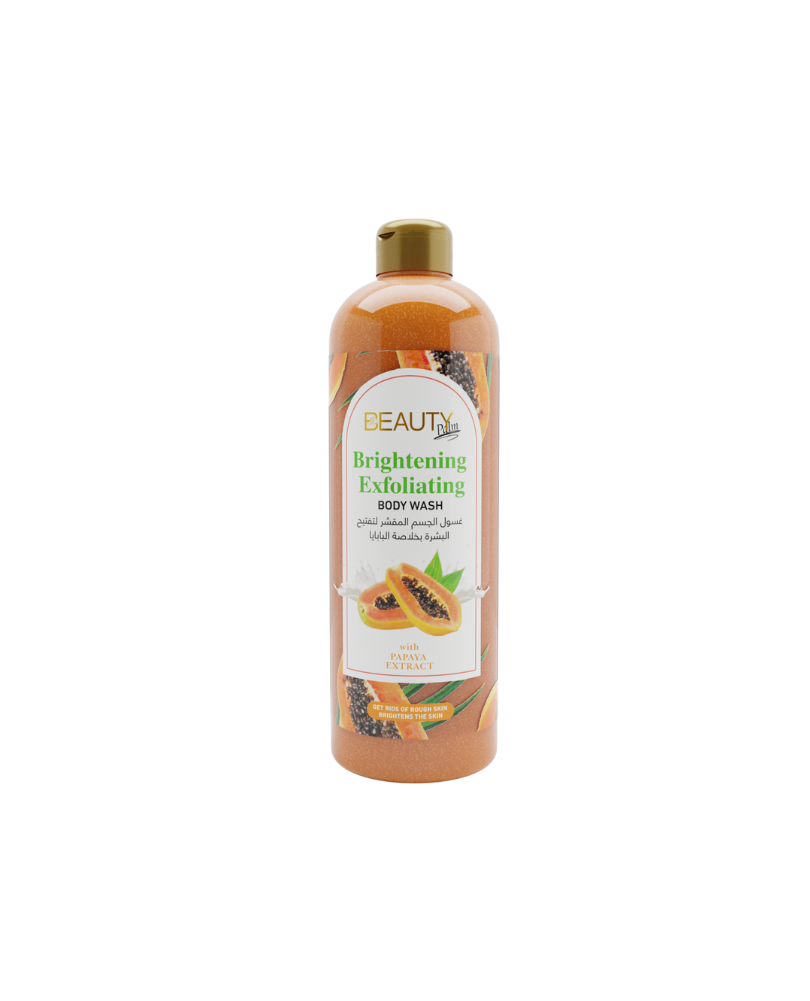 Beauty Palm Brightening & Exfoliating Body Wash, 1000ml | Cleanses & Softens the Skin