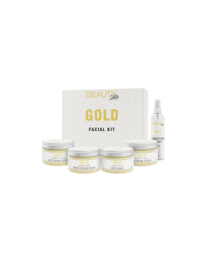 Beauty Palm Facial Kit Gold 5pcs/kit | Effective | Improves & Freshens the Skin