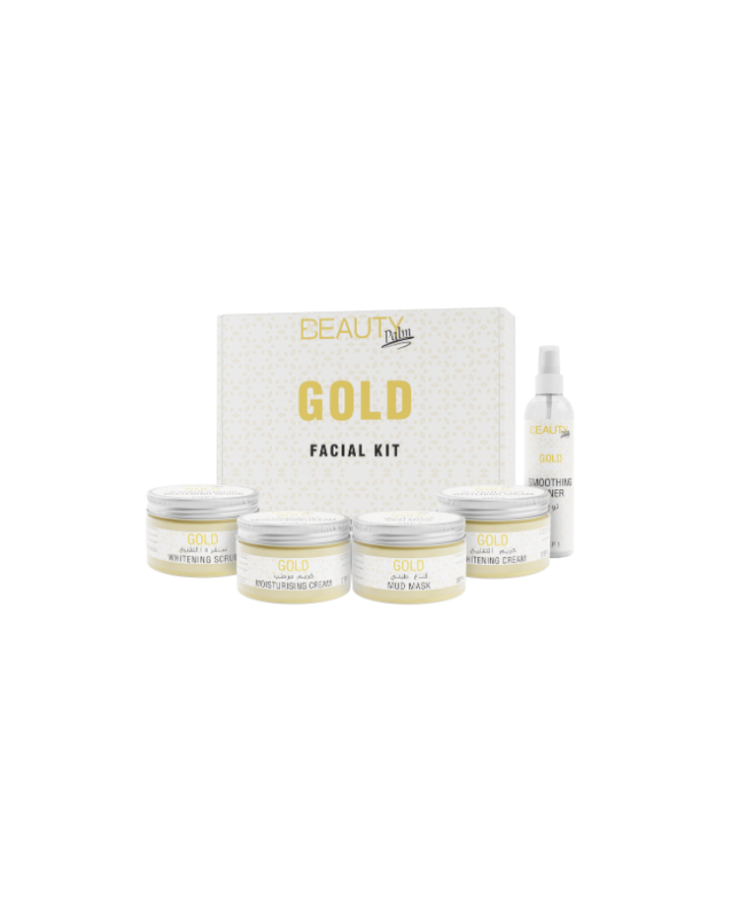 Beauty Palm Facial Kit Gold 5pcs/kit | Effective | Improves & Freshens the Skin