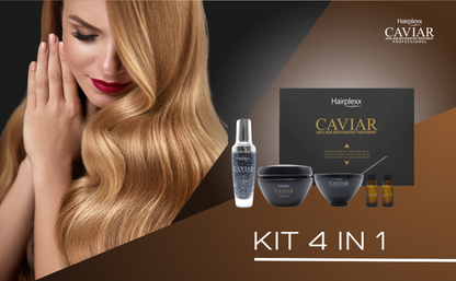 Hairplexx Caviar Anti Age Kit Treatment 4 IN 1