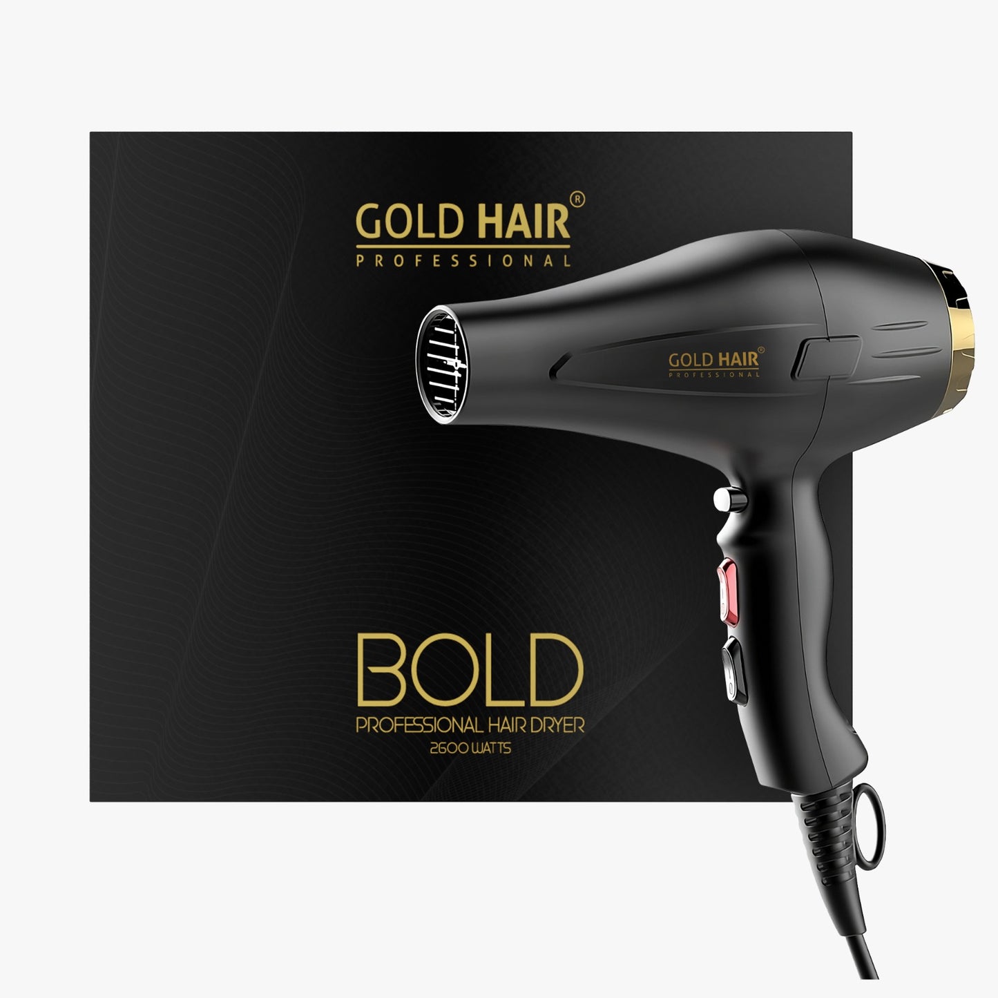 Gold Hair Professional Bold Hair Dryer 2600 Watts