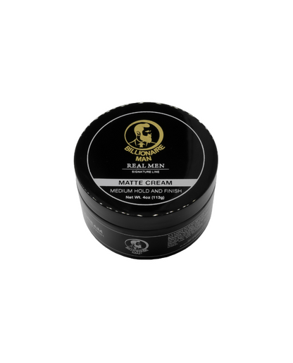 Billionaire Man Hair Styling Matte | Pomade/Cream | For All Hair Types